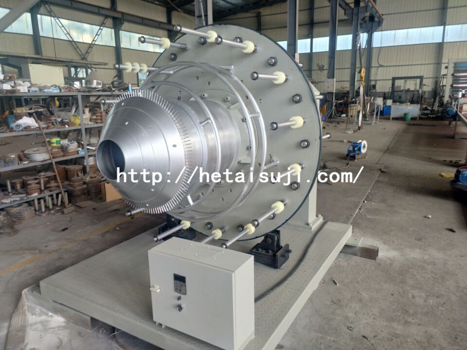 PE steel pipe threading machine